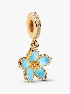 Blue Blossom Dangle Charm